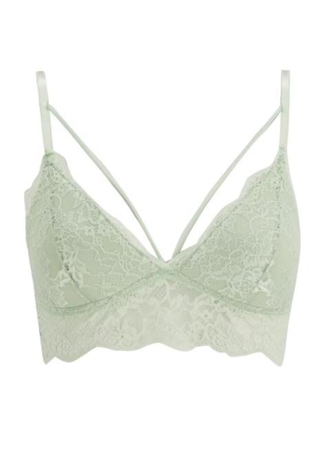 Sutien Damă cu Burete, fără Push-up, Culoare verde,Engros